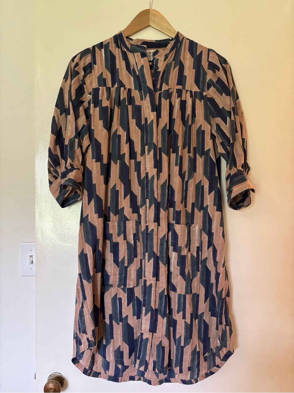 Mirth Marfa Dress in Cerulean Rainfall
